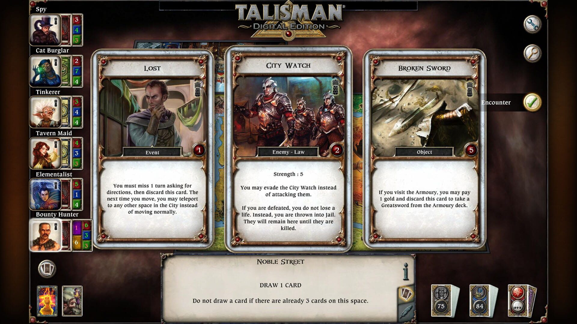 Screenshot for Talisman: Digital Edition - The City