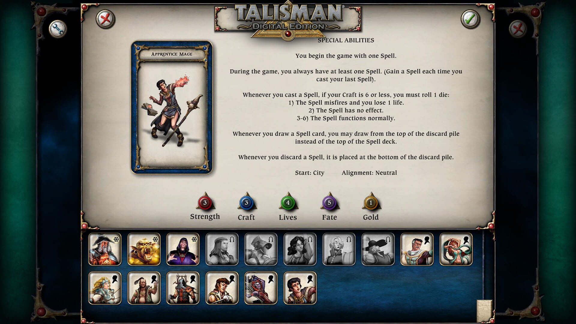 Screenshot for Talisman: Digital Edition - Apprentice Mage