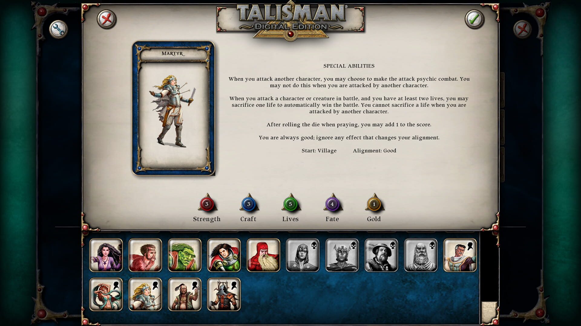 Screenshot for Talisman: Digital Edition - Martyr