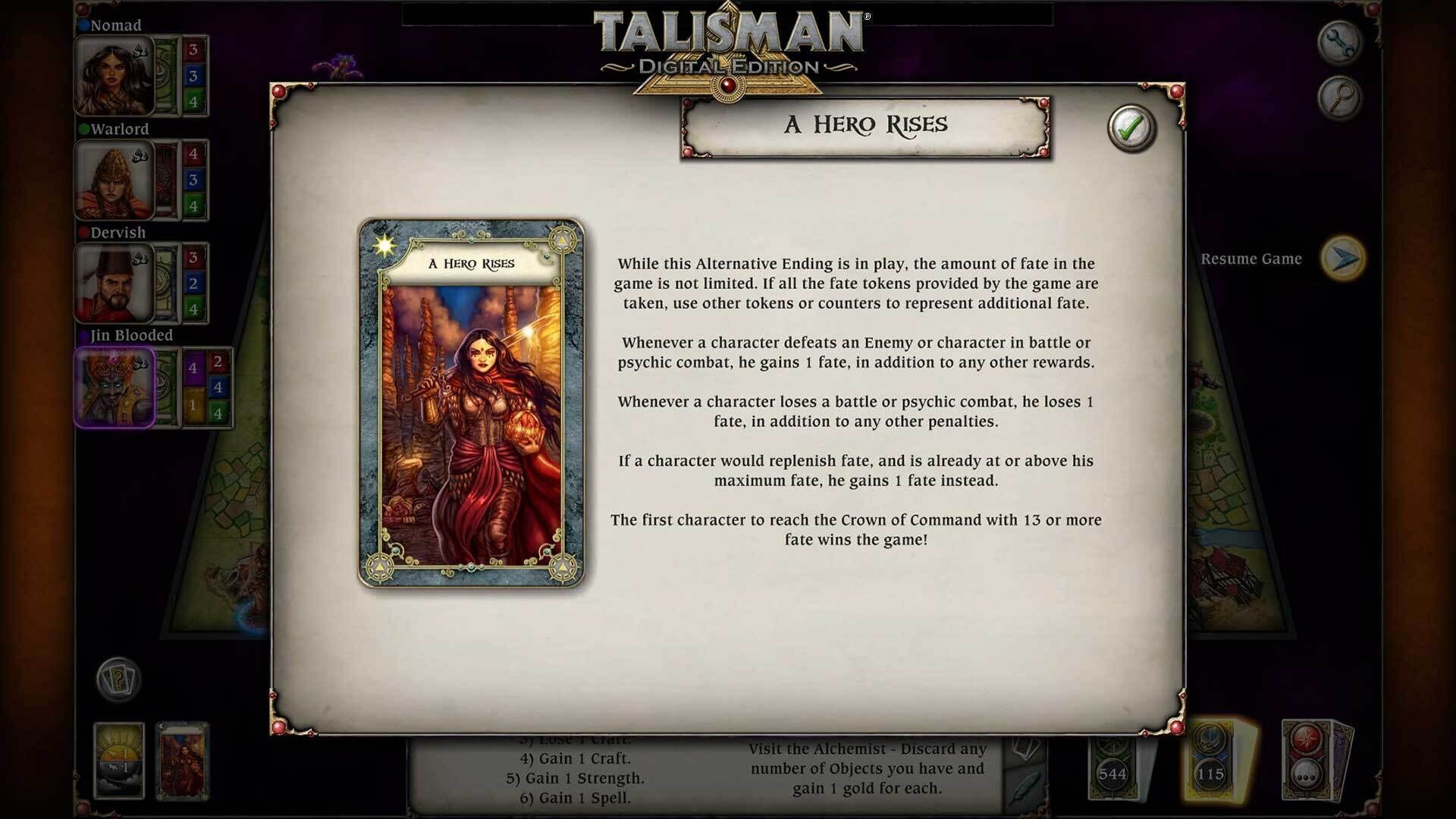 Screenshot for Talisman: The Firelands