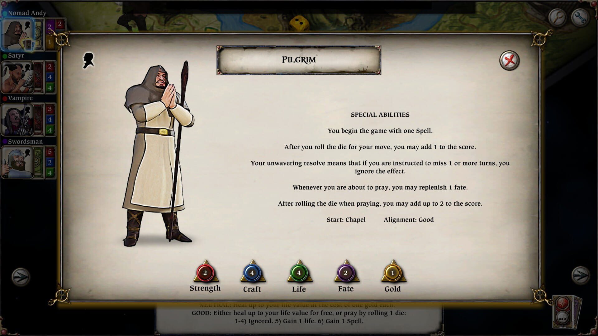 Screenshot for Talisman: Digital Edition - Pilgrim