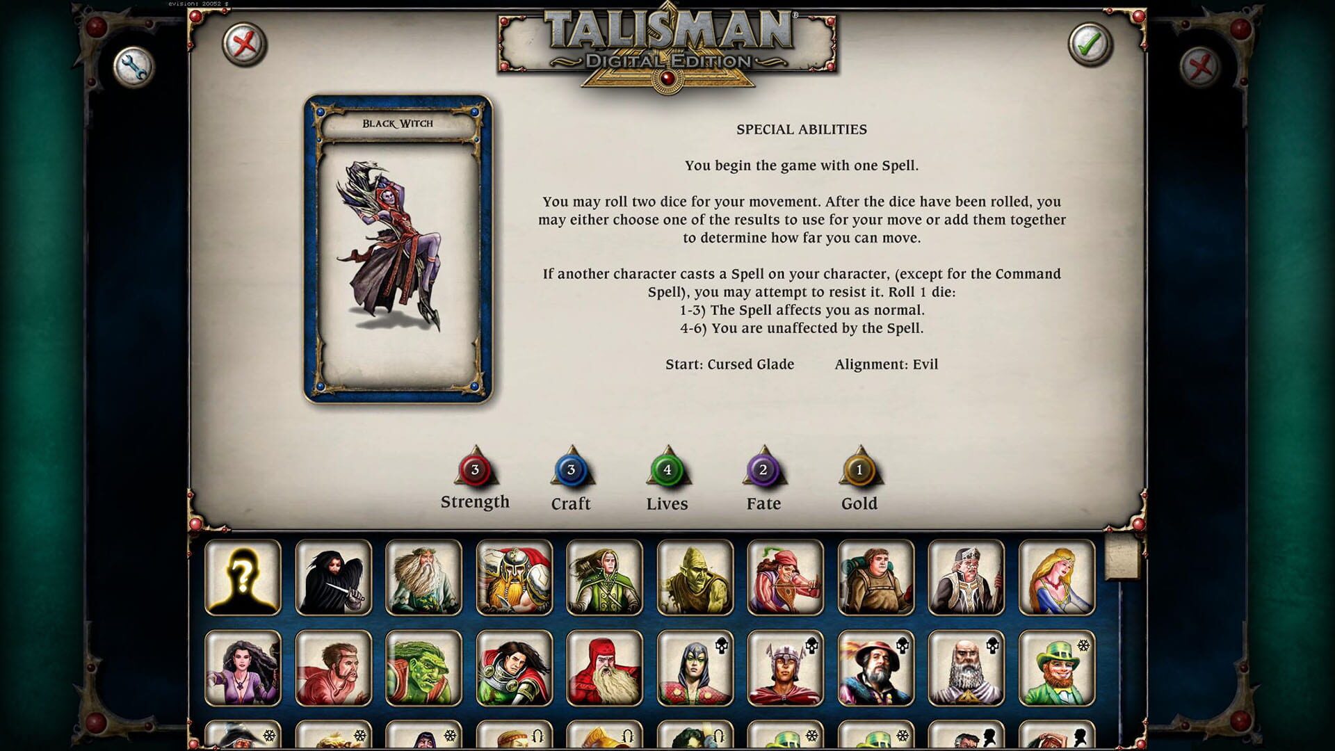 Screenshot for Talisman: Digital Edition - Black Witch