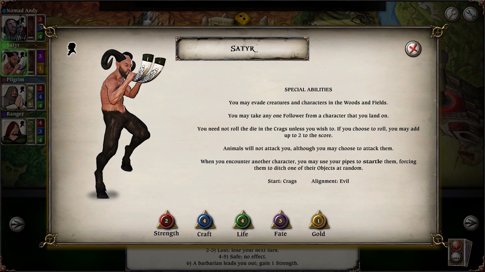 Screenshot for Talisman: Digital Edition - Satyr