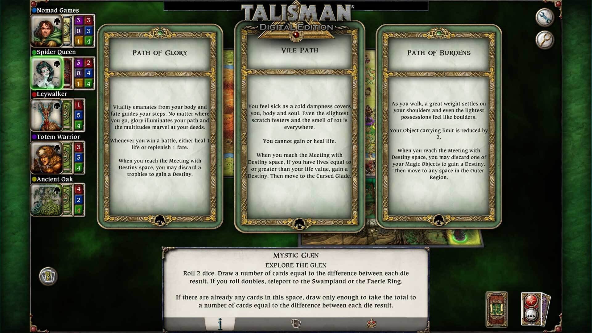 Screenshot for Talisman: The Woodland