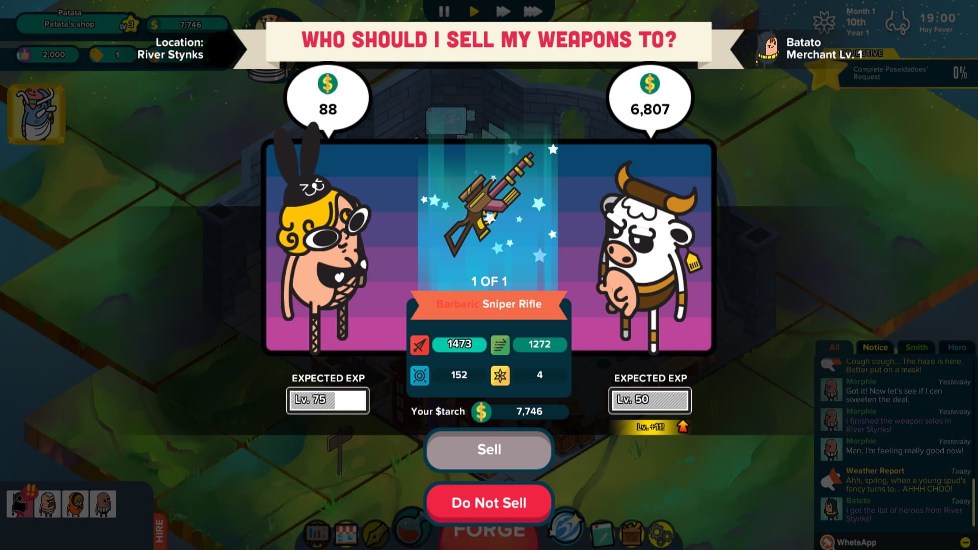 Screenshot for Holy Potatoes! A Weapon Shop?!: Spud Tales - Journey to Olympus