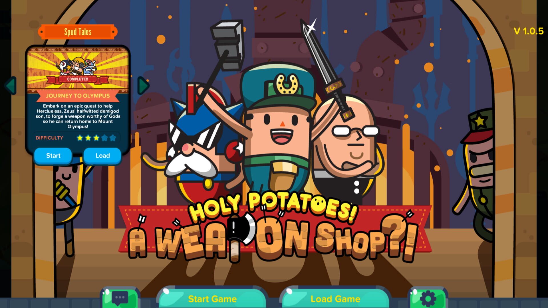 Screenshot for Holy Potatoes! A Weapon Shop?!: Spud Tales - Journey to Olympus