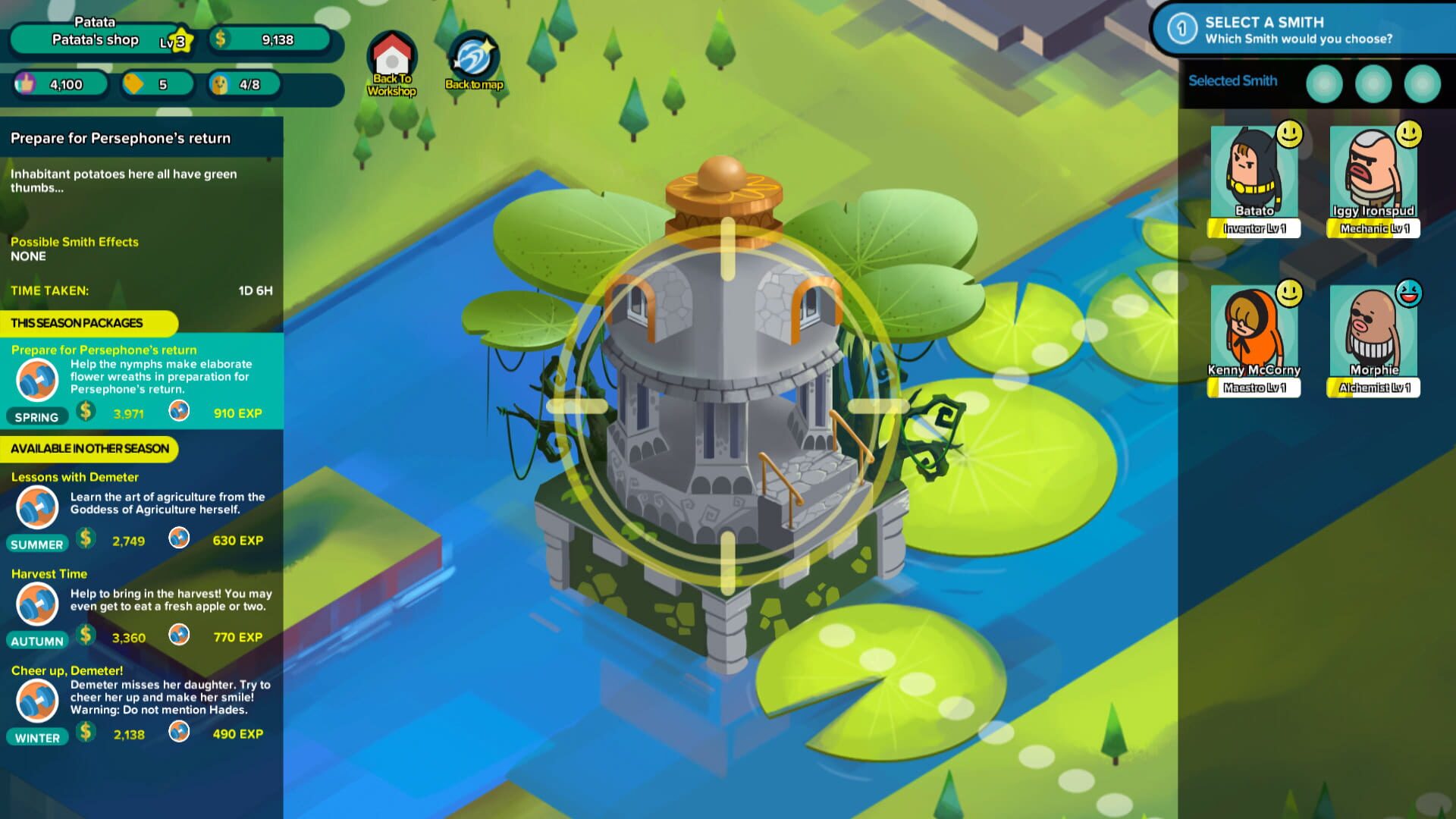 Screenshot for Holy Potatoes! A Weapon Shop?!: Spud Tales - Journey to Olympus