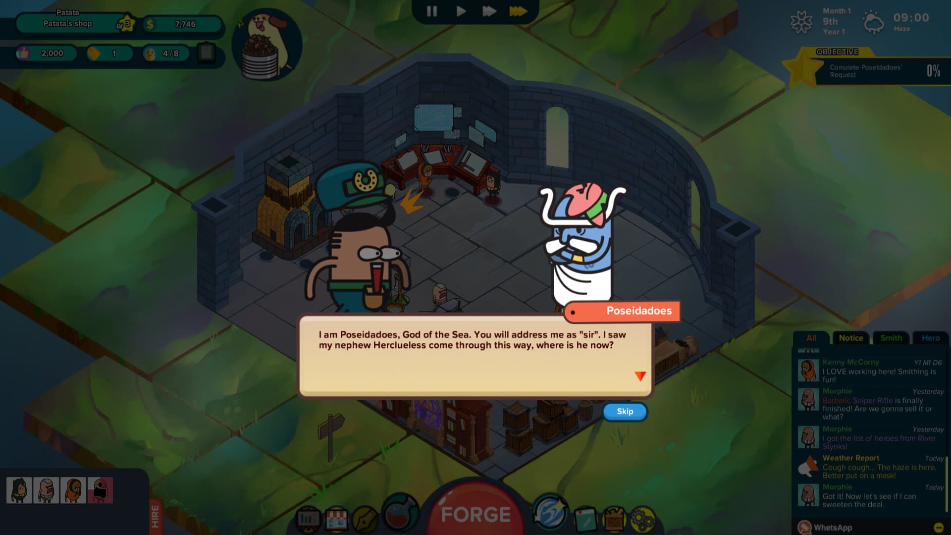 Screenshot for Holy Potatoes! A Weapon Shop?!: Spud Tales - Journey to Olympus