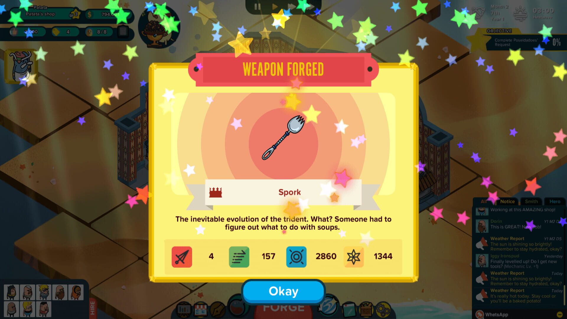 Screenshot for Holy Potatoes! A Weapon Shop?!: Spud Tales - Journey to Olympus