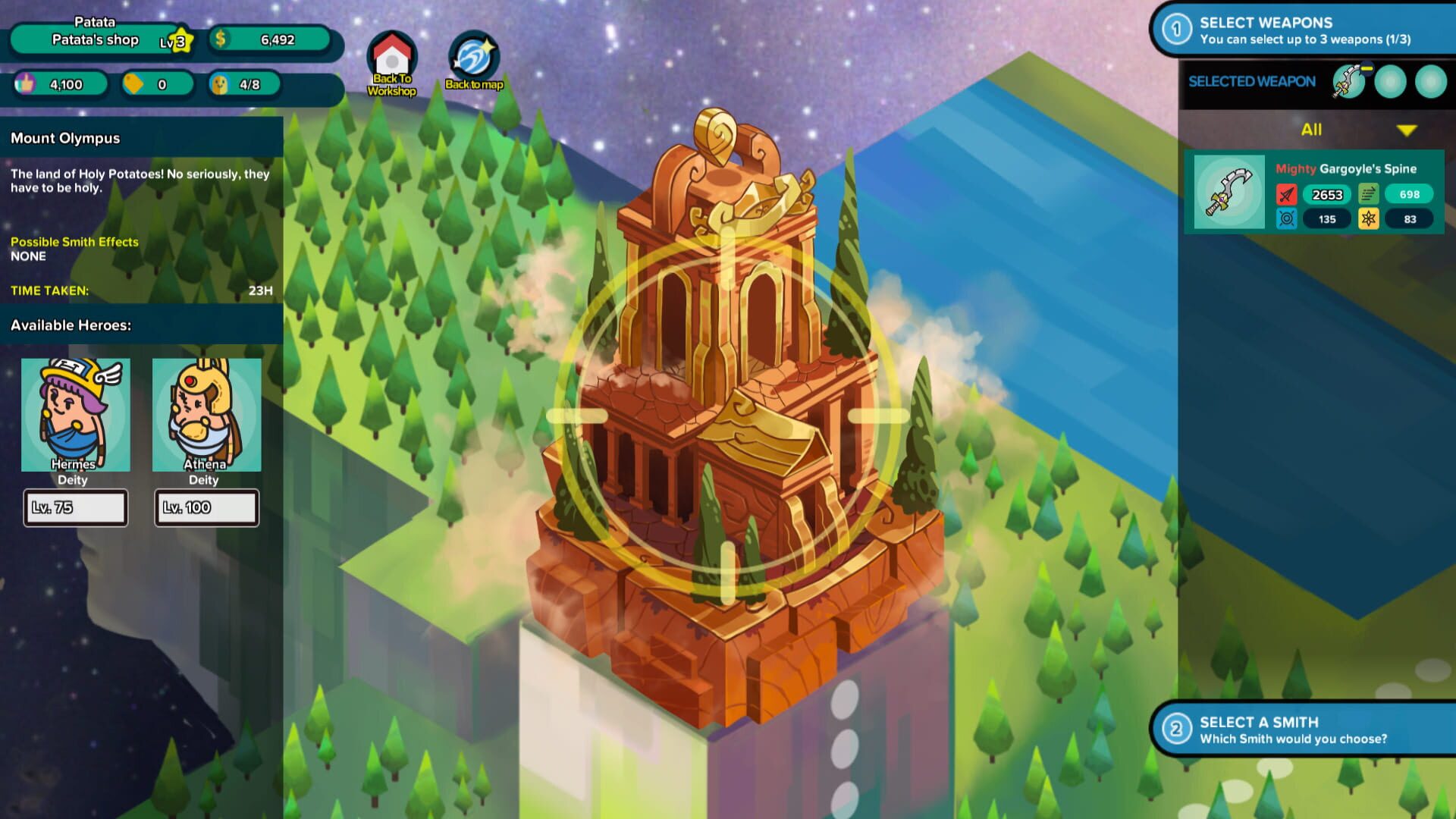 Screenshot for Holy Potatoes! A Weapon Shop?!: Spud Tales - Journey to Olympus