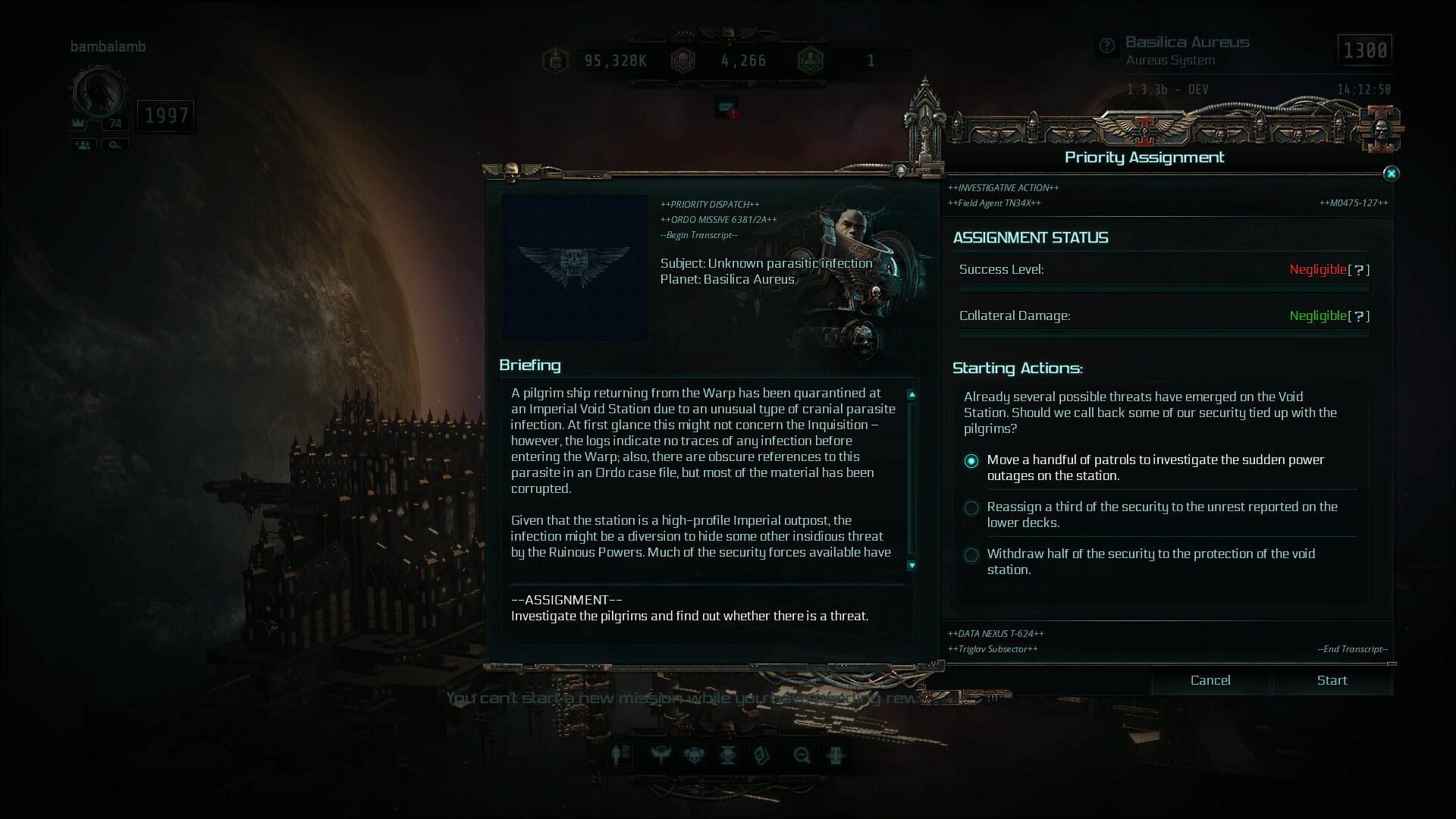 Screenshot for Warhammer 40,000: Inquisitor - Martyr: Hollow Bliss