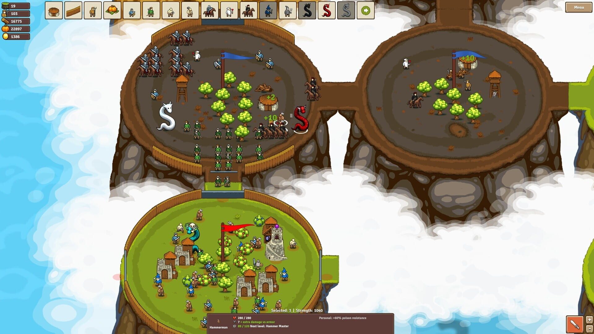 Screenshot for Circle Empires: Apex Monsters!