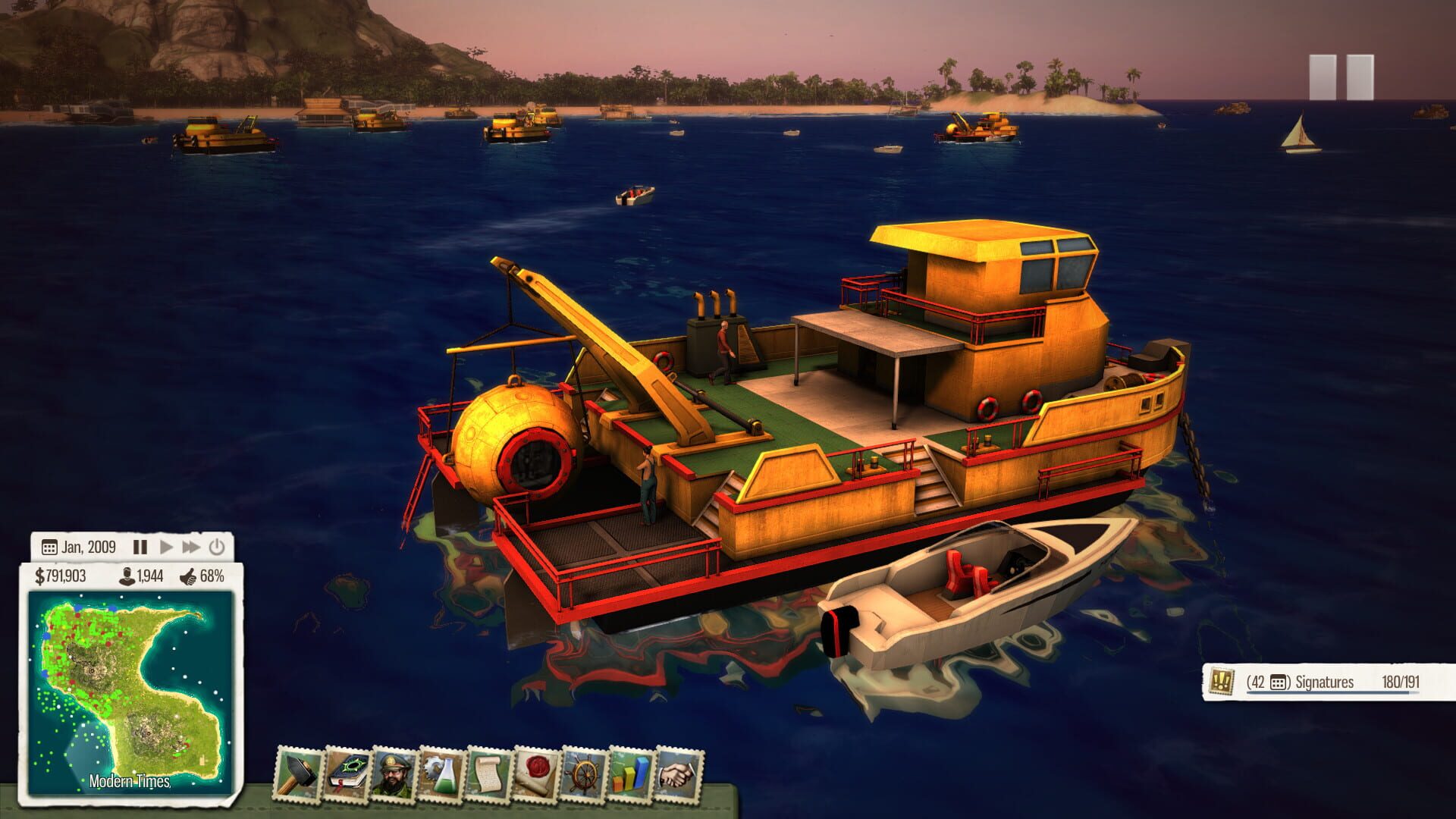 Screenshot for Tropico 5: Waterborne