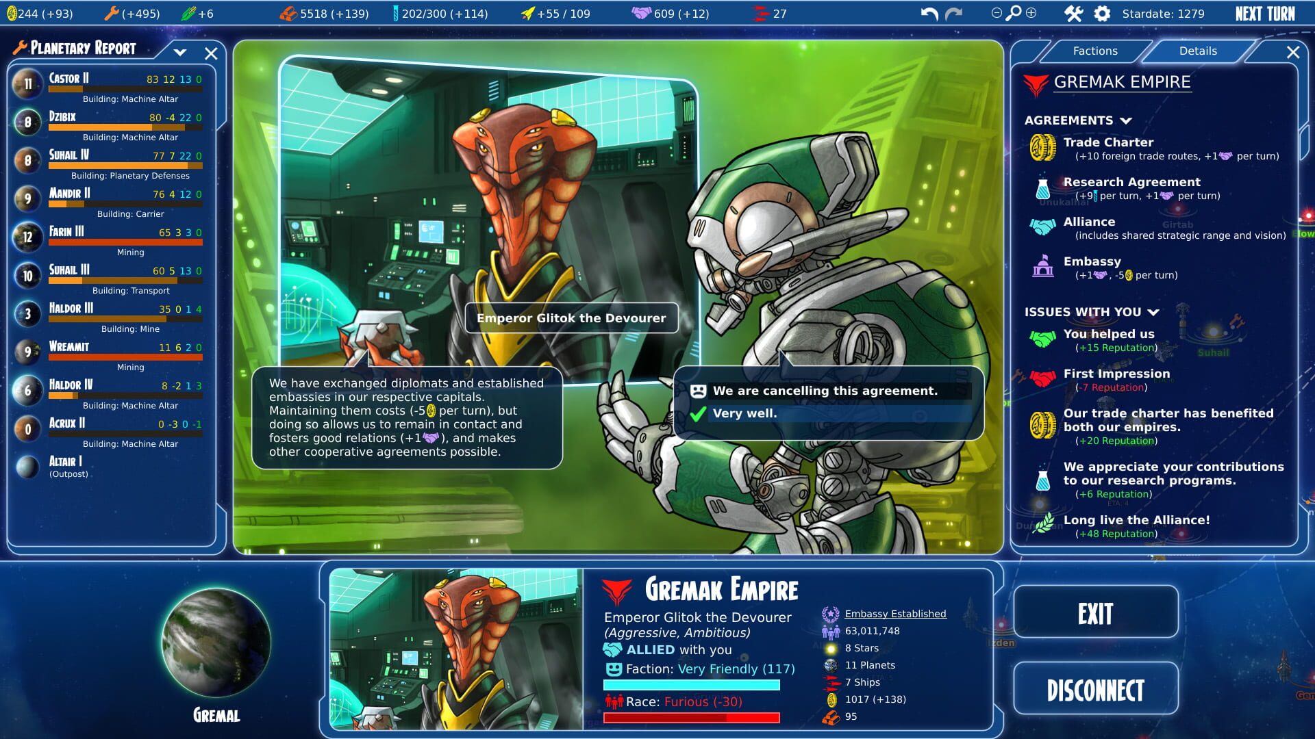 Screenshot for Stars in Shadow: Legacies