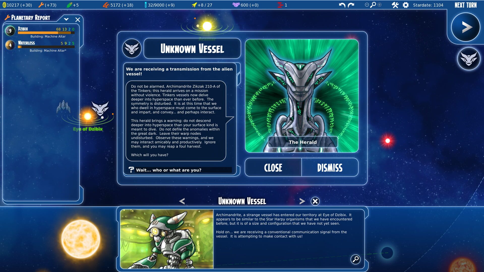 Screenshot for Stars in Shadow: Legacies
