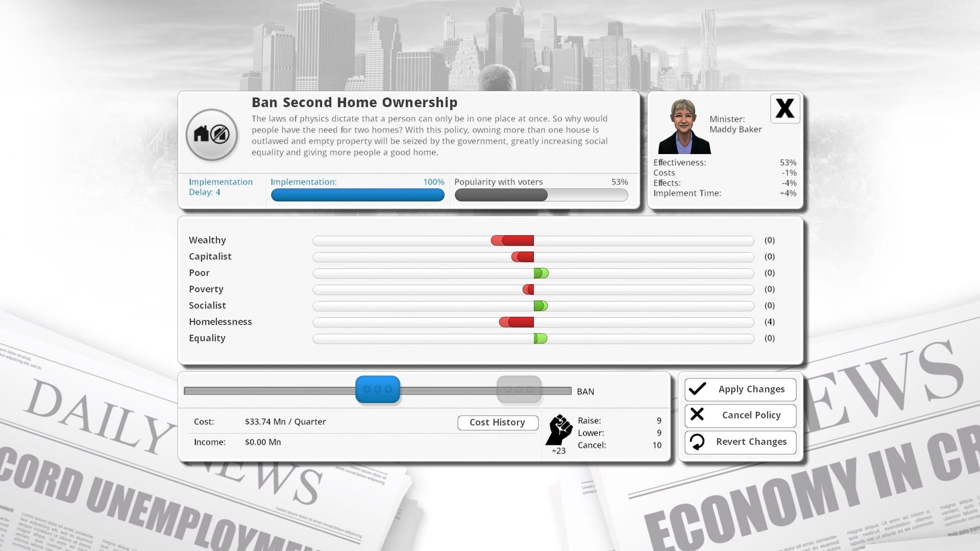Screenshot for Democracy 3: Extremism