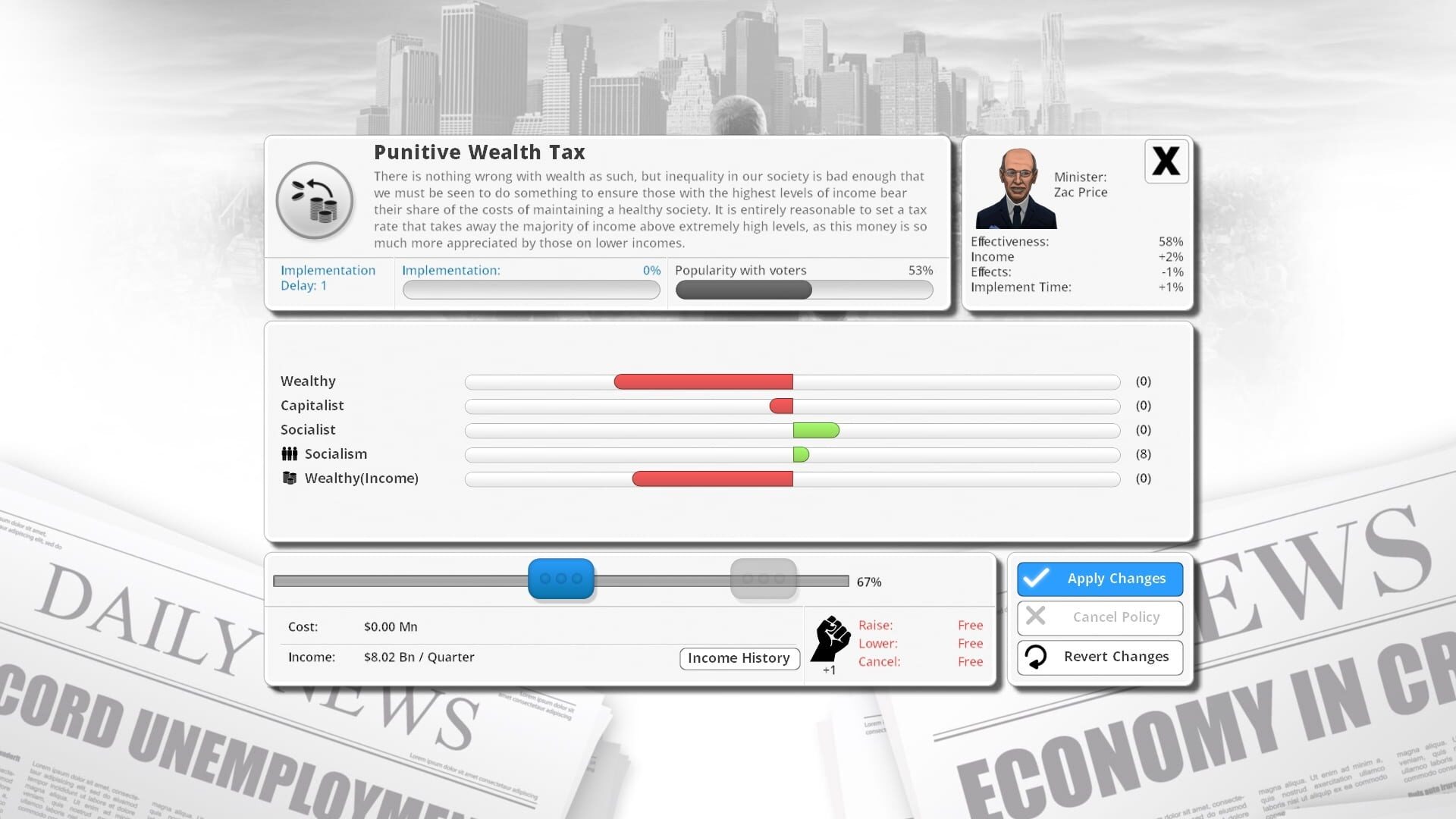 Screenshot for Democracy 3: Extremism