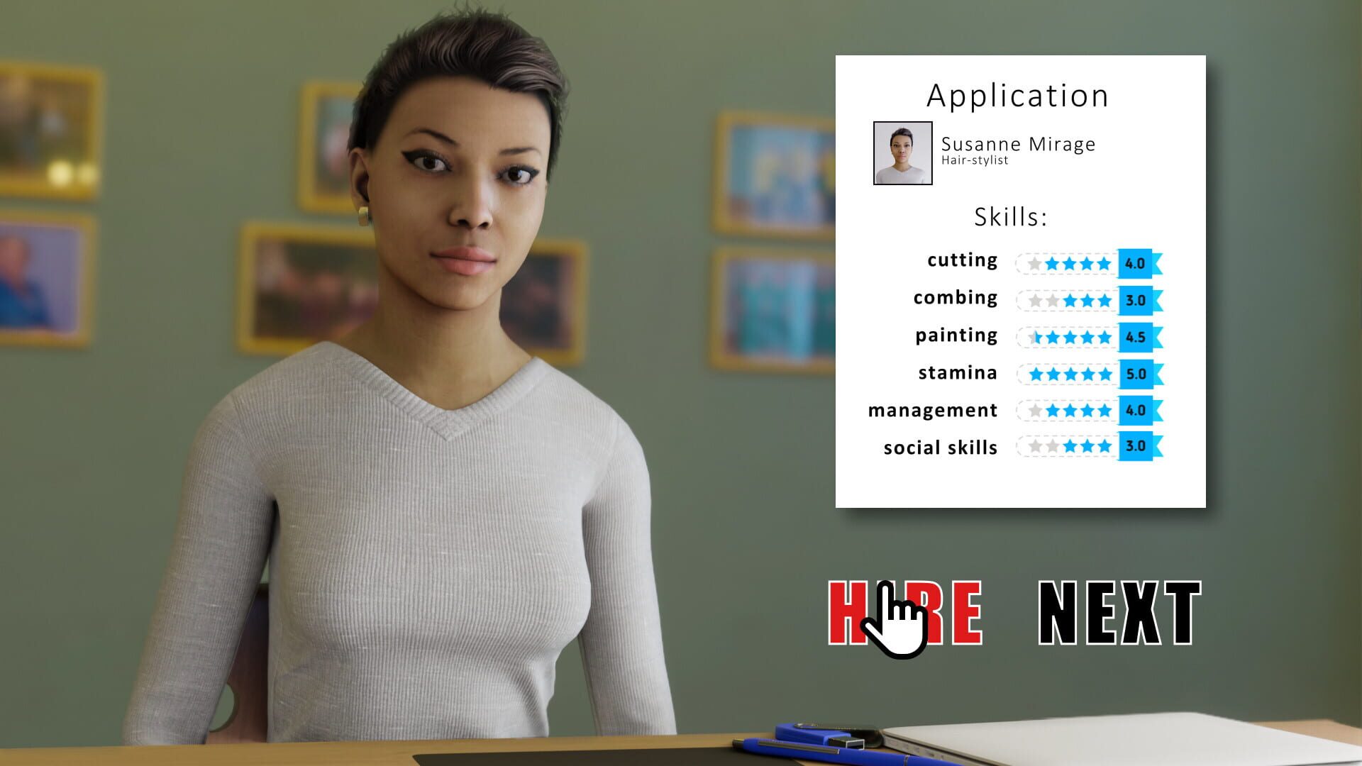 Screenshot for Hairdresser Simulator