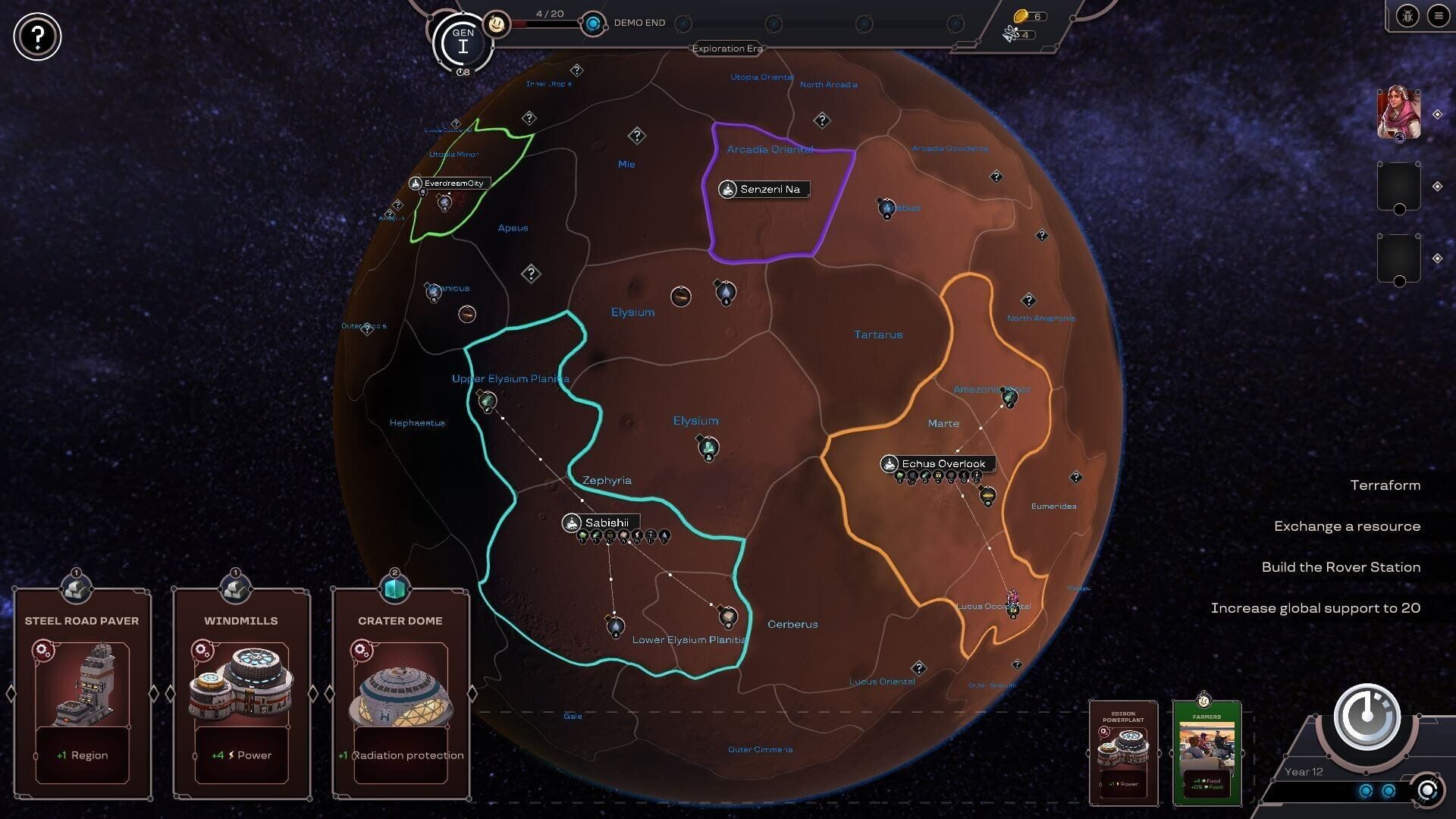 Screenshot for Terraformers: First Steps on Mars