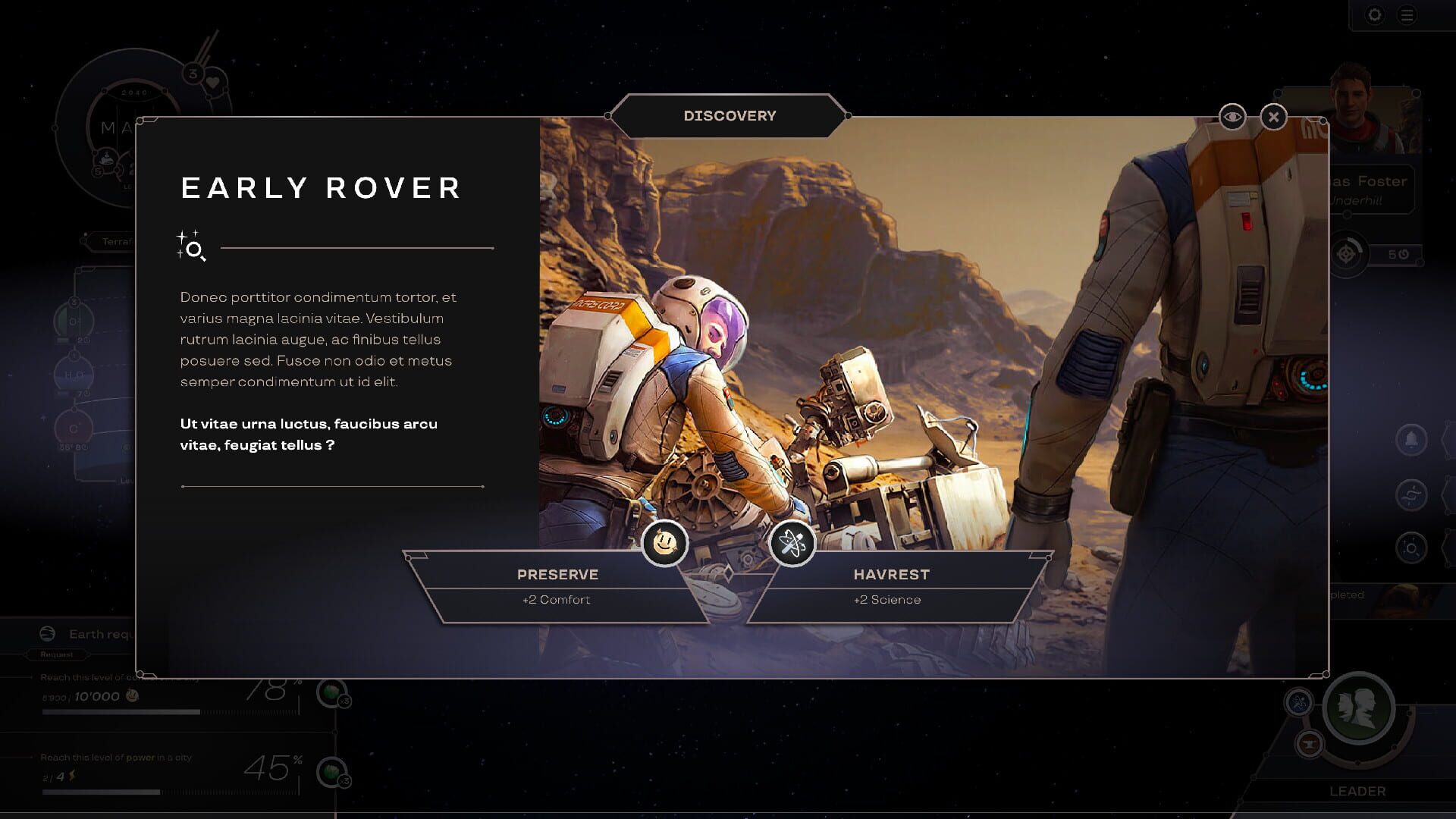 Screenshot for Terraformers: First Steps on Mars