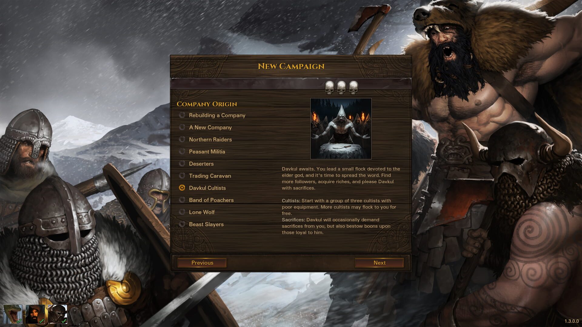Screenshot for Battle Brothers: Warriors of the North