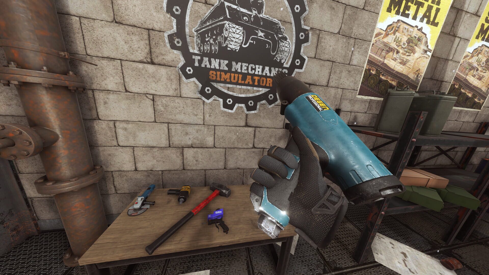 Screenshot for Tank Mechanic Simulator VR