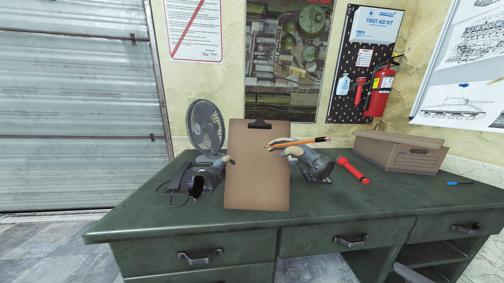 Screenshot for Tank Mechanic Simulator VR