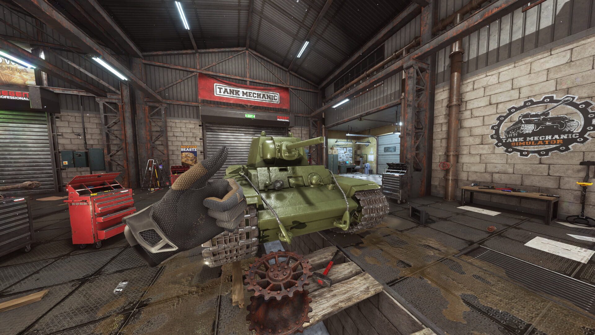 Screenshot for Tank Mechanic Simulator VR