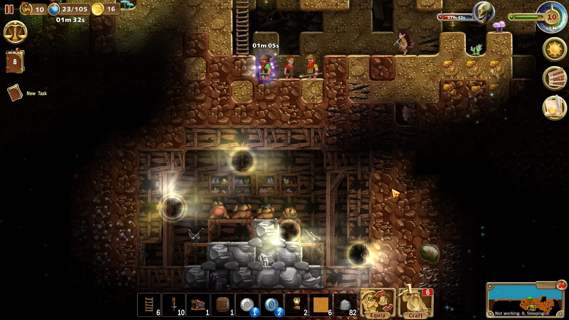 Screenshot for Craft the World: Abandoned Mines