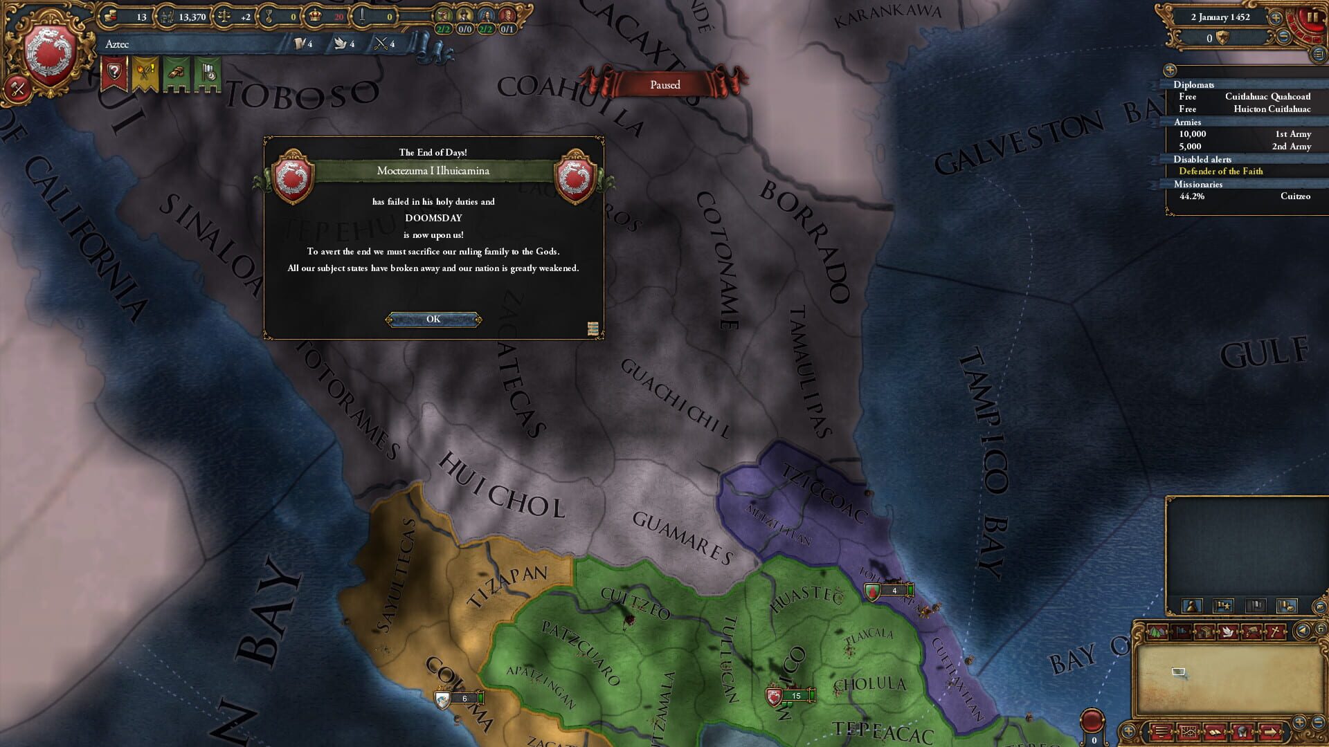 Screenshot for Europa Universalis IV: El Dorado