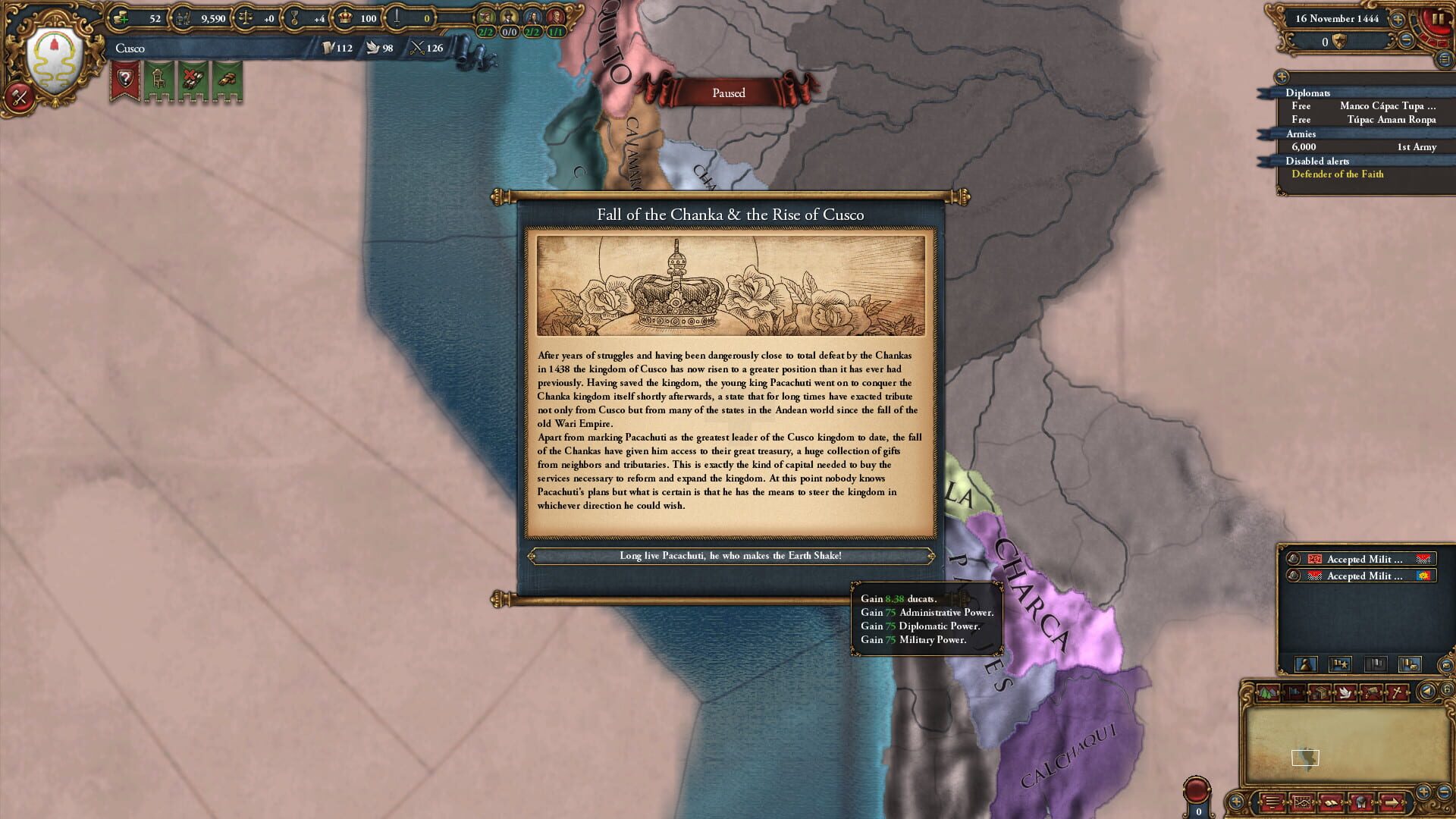 Screenshot for Europa Universalis IV: El Dorado