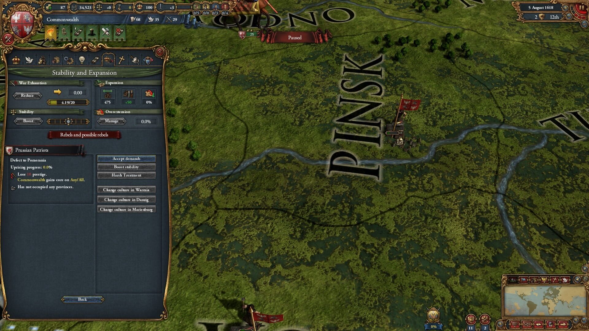 Screenshot for Europa Universalis IV: Art of War