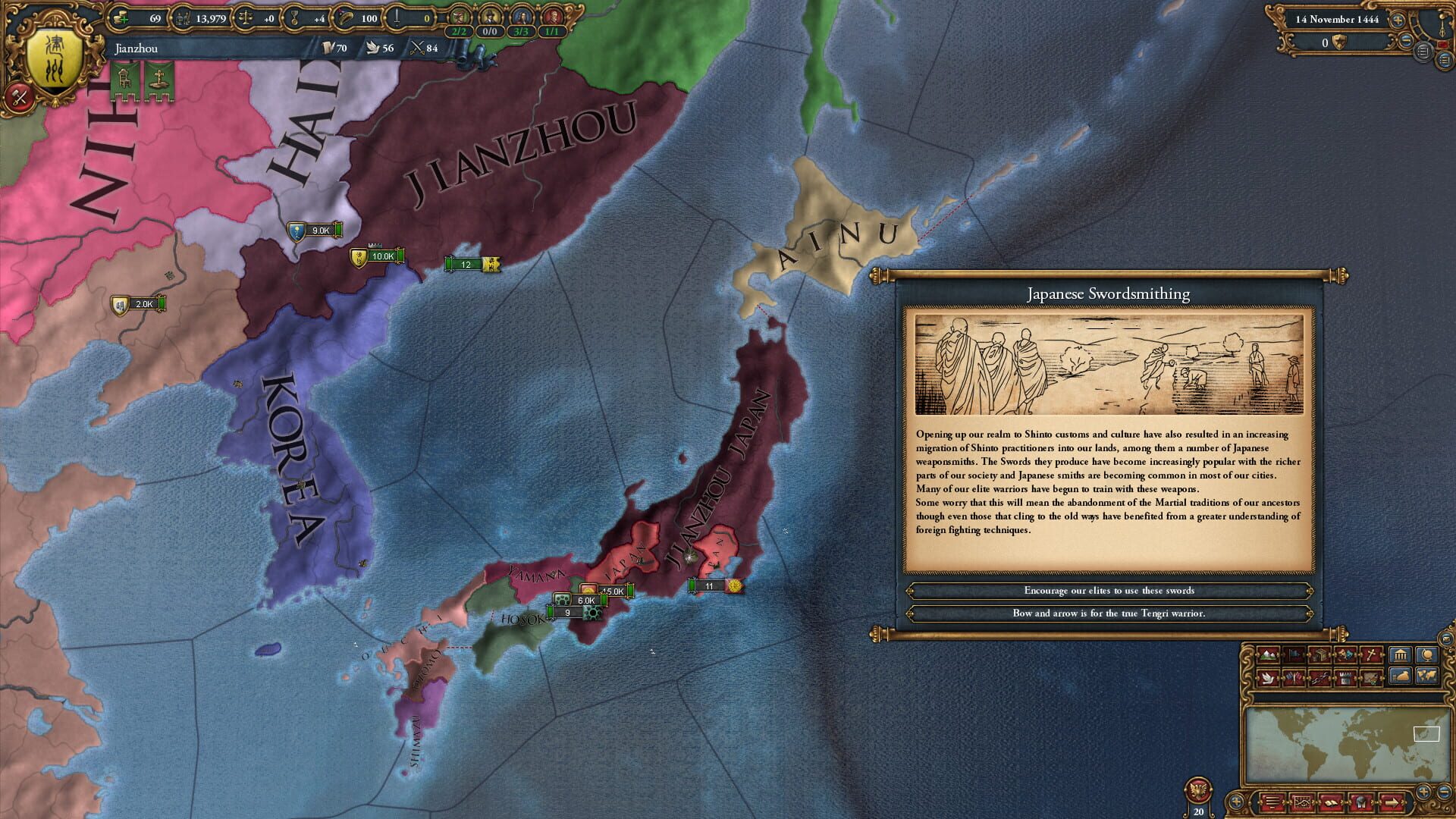 Screenshot for Europa Universalis IV: The Cossacks