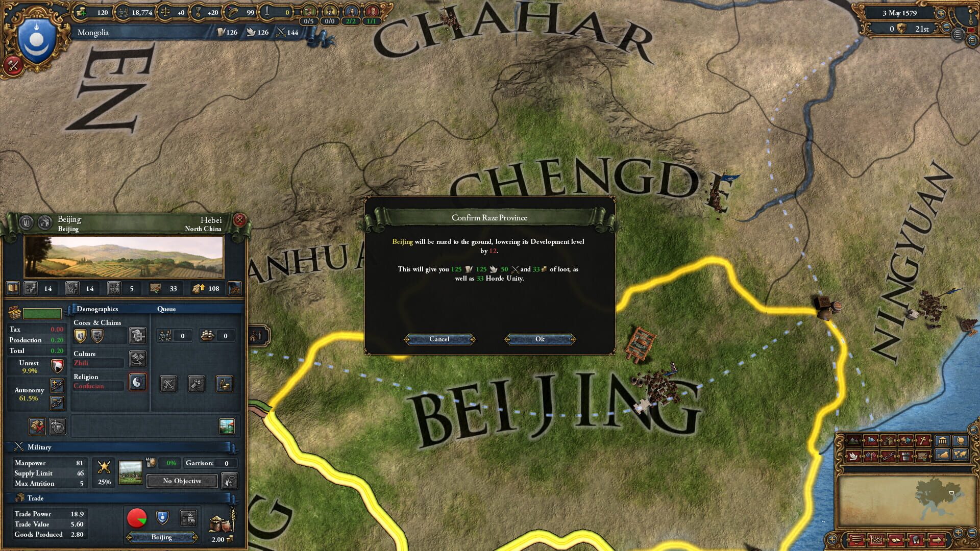 Screenshot for Europa Universalis IV: The Cossacks