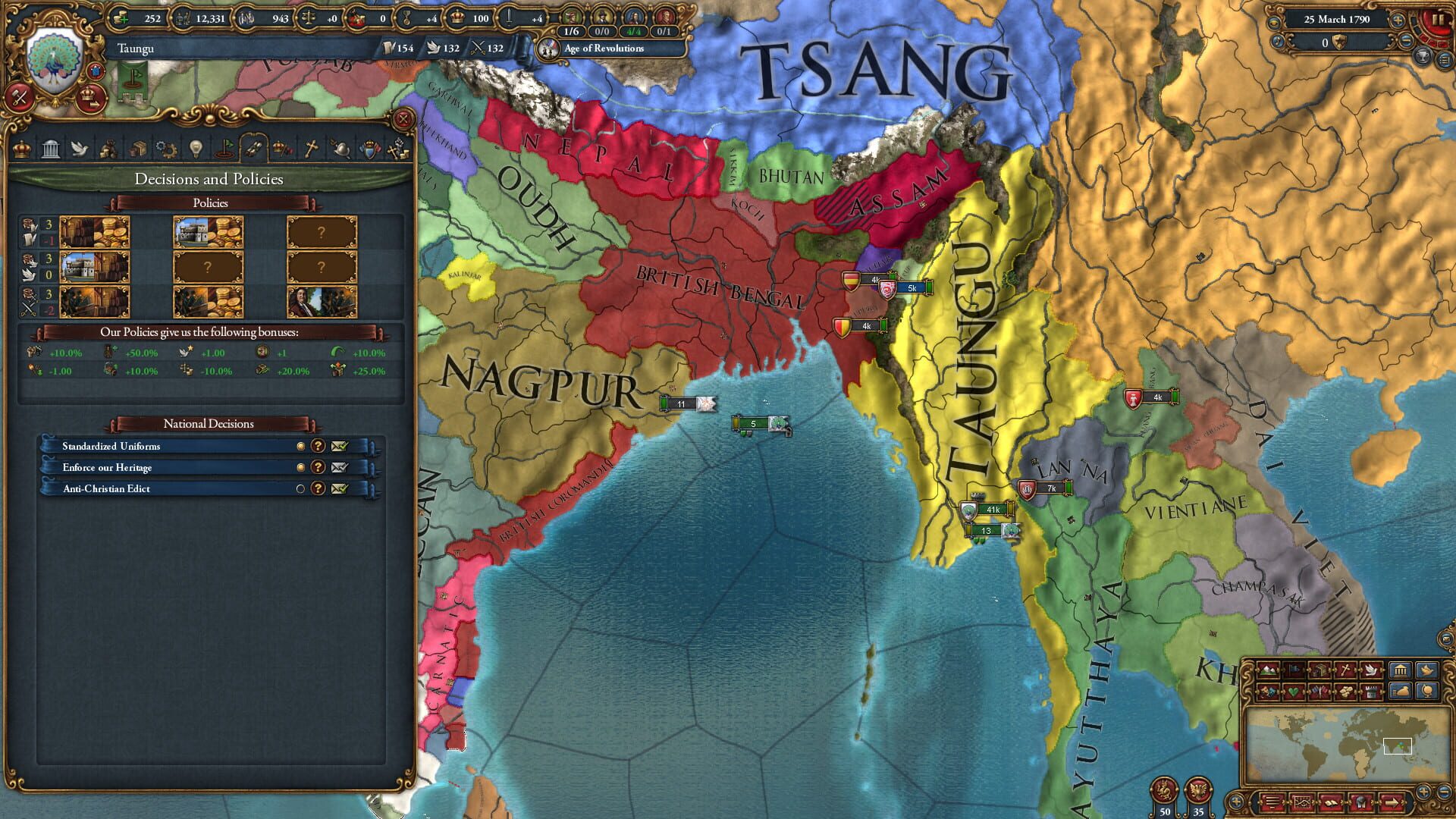 Screenshot for Europa Universalis IV: Dharma