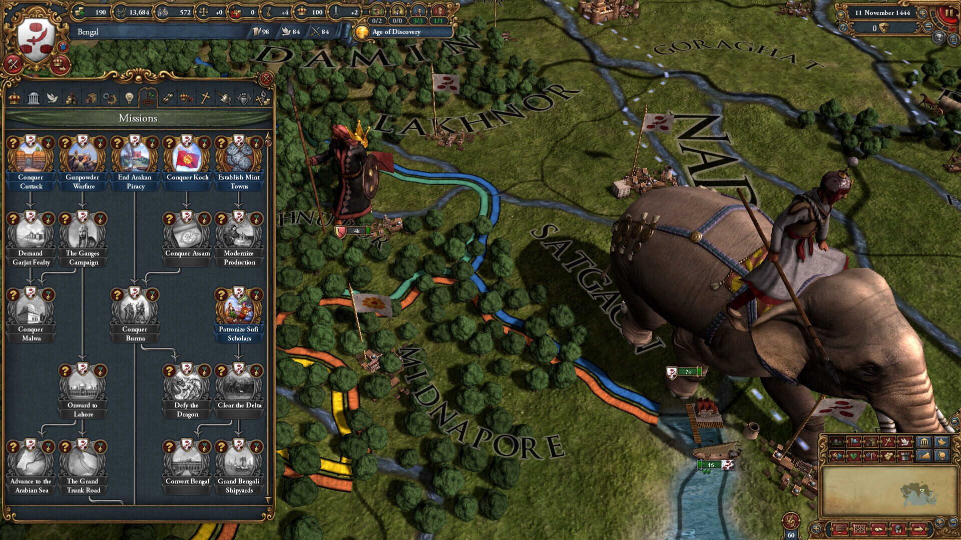 Screenshot for Europa Universalis IV: Dharma