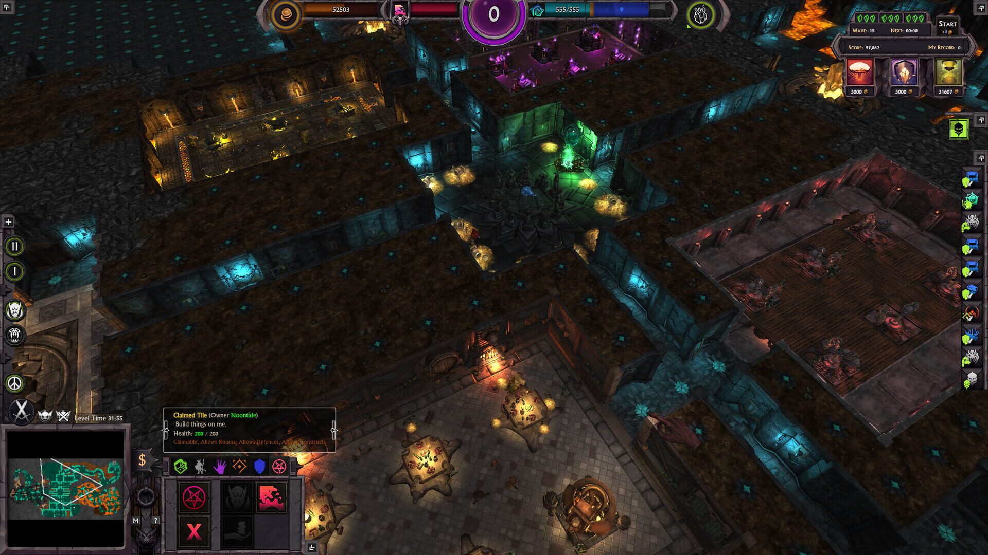 Screenshot for War for the Overworld: Crucible