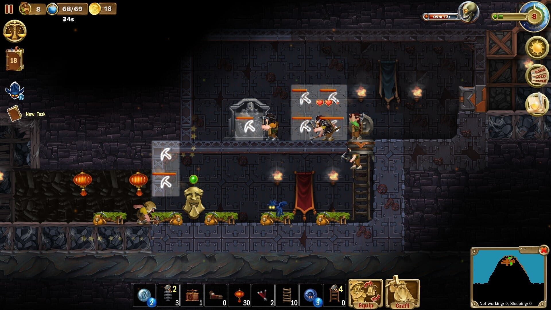 Screenshot for Craft the World: Lonely Mountain
