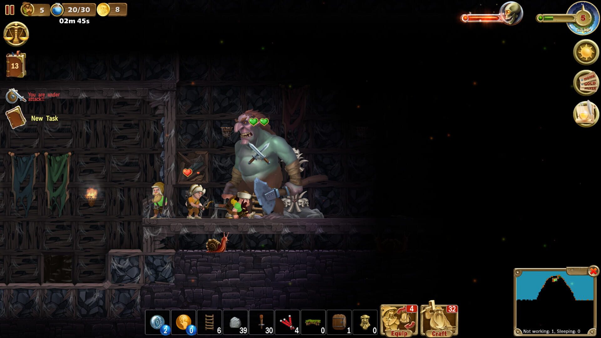 Screenshot for Craft the World: Lonely Mountain
