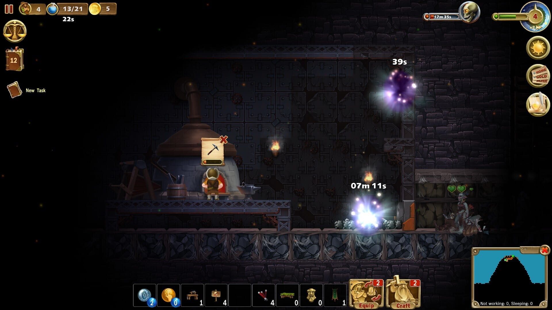 Screenshot for Craft the World: Lonely Mountain