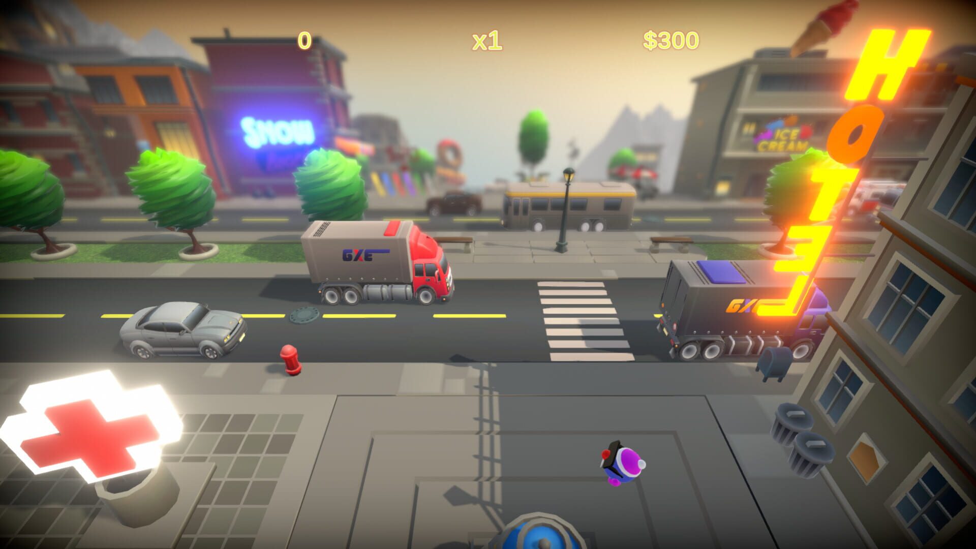 Screenshot for Horatio Goes Snowboarding