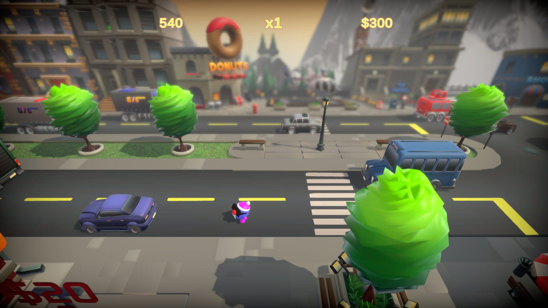 Screenshot for Horatio Goes Snowboarding