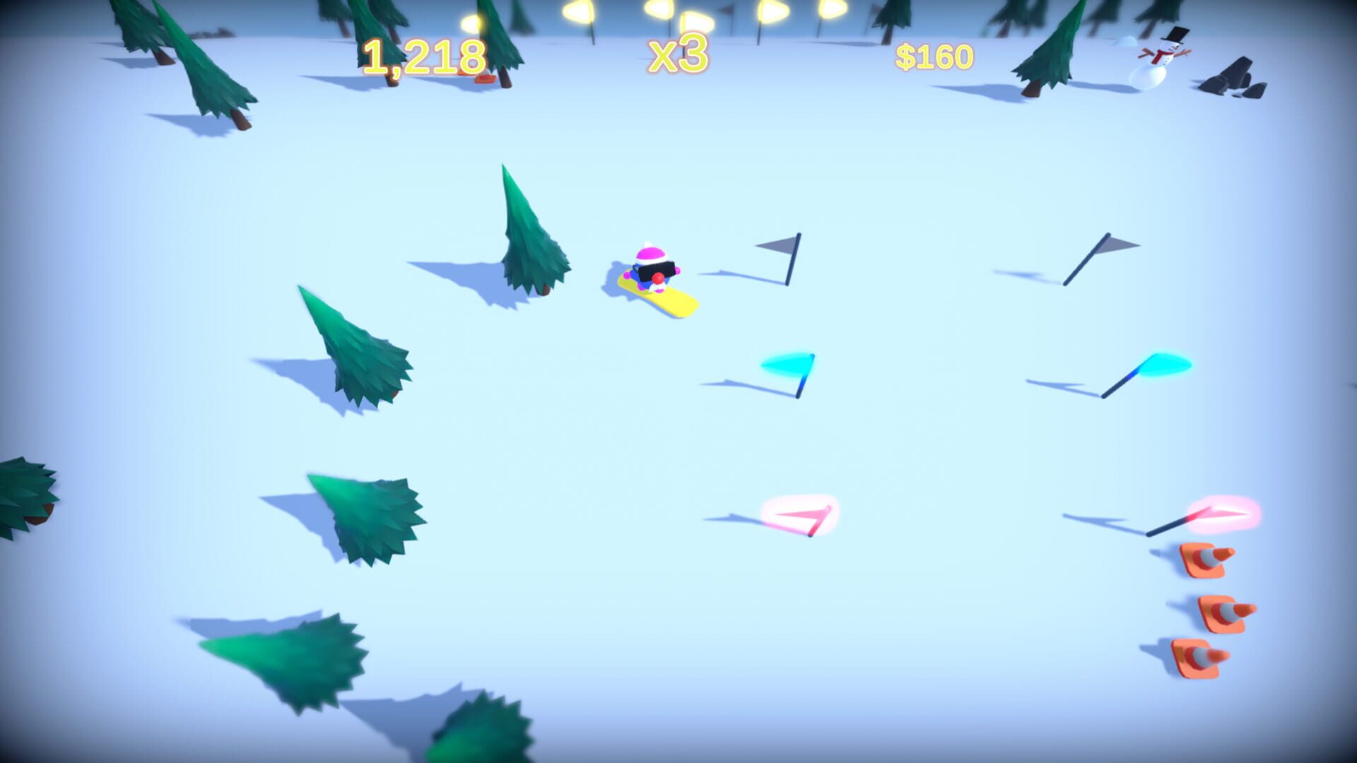 Screenshot for Horatio Goes Snowboarding