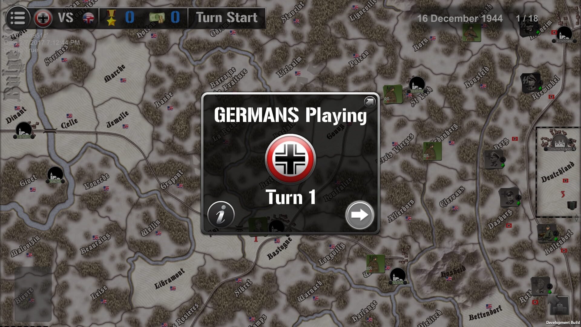Screenshot for Wars across the World: Bulge 1944