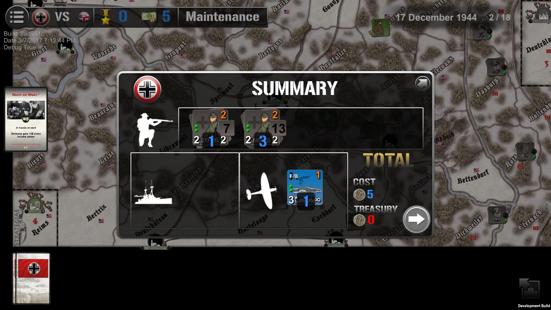 Screenshot for Wars across the World: Bulge 1944