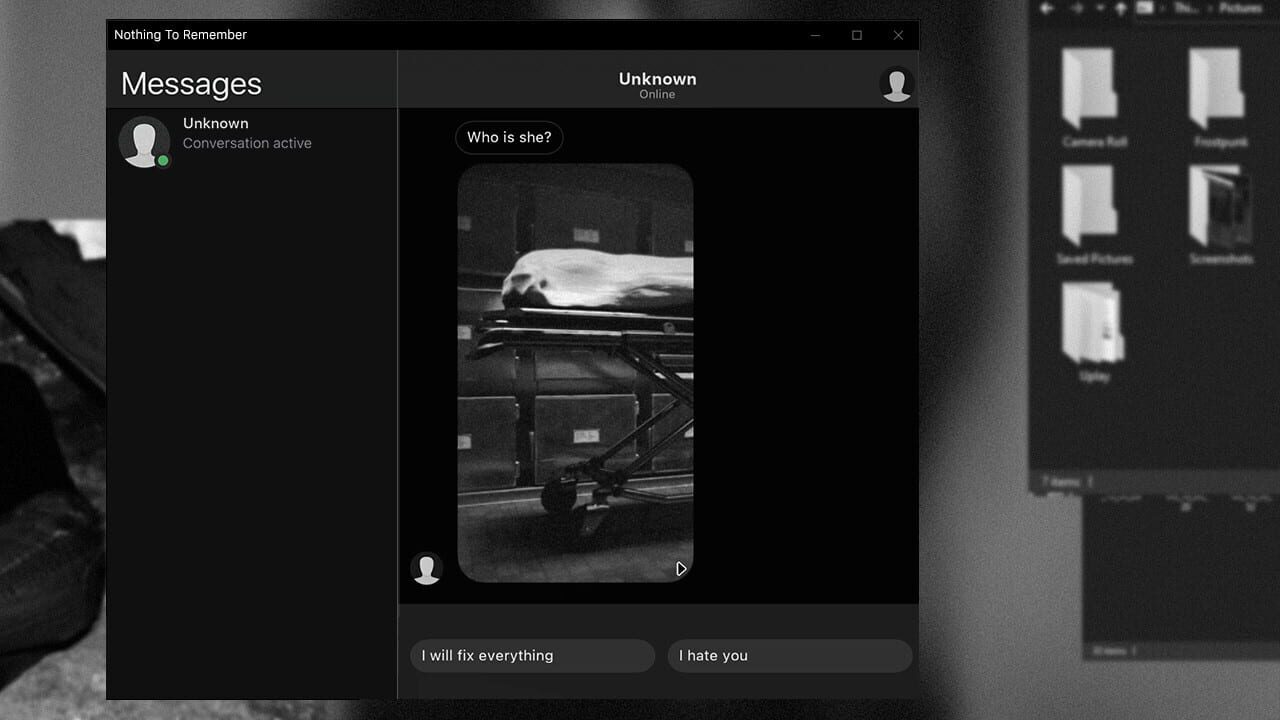 Screenshot for Nothing to Remember