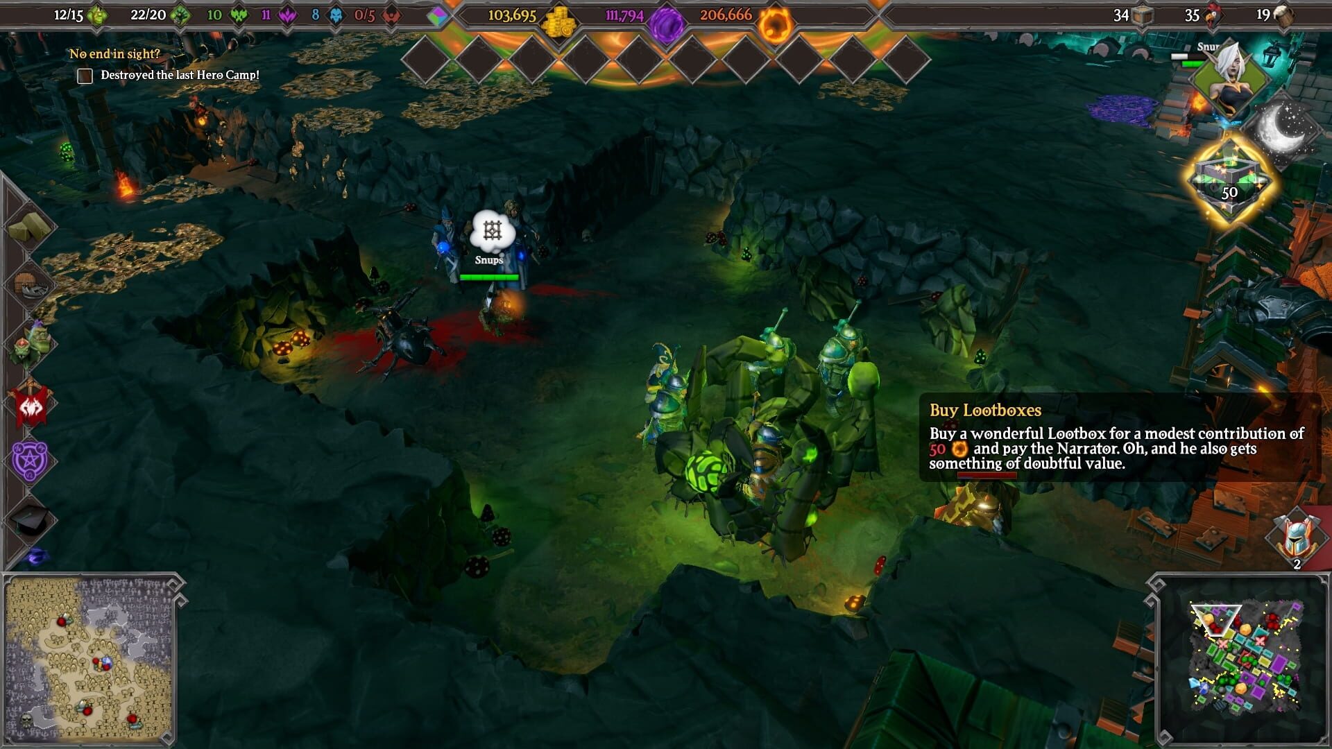 Screenshot for Dungeons 3: Famous Last Words