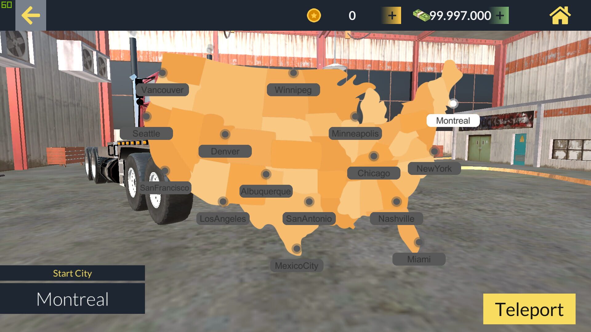 Screenshot for USA Truck Simulator