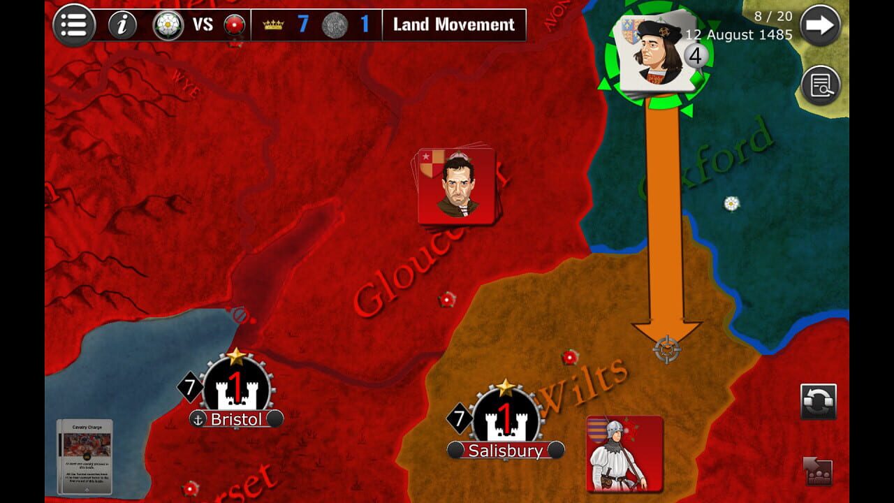 Screenshot for Wars Across the World: Bosworth 1485