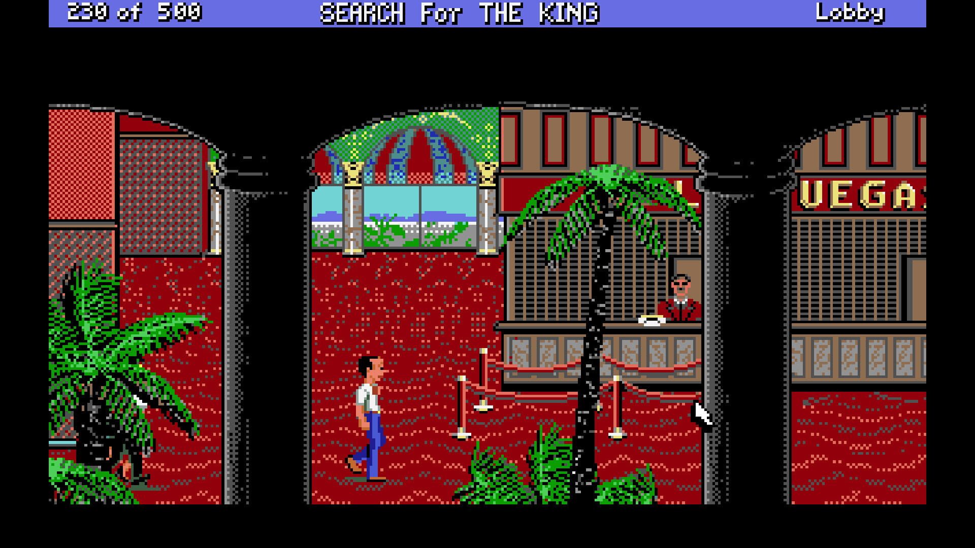 Screenshot for Les Manley in: Search for the King